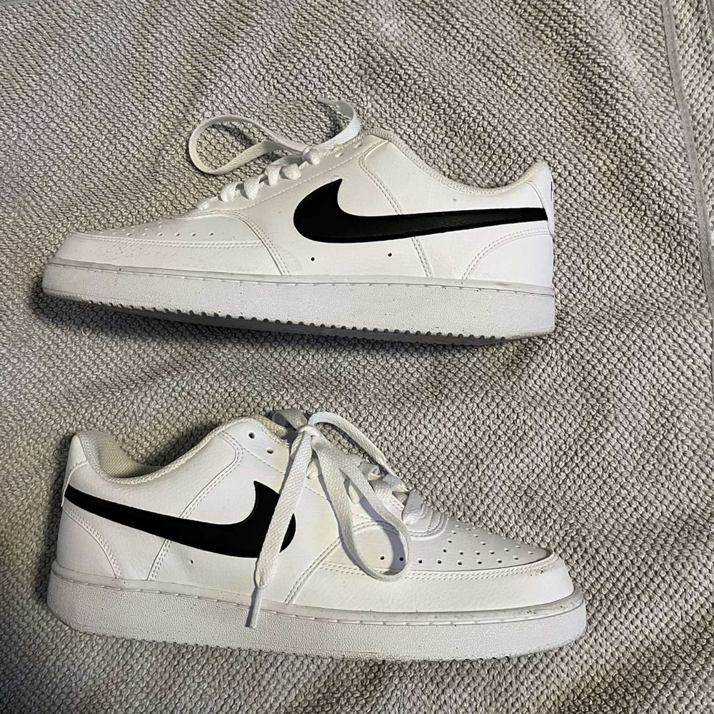 Nike Classic White and Black Shoes